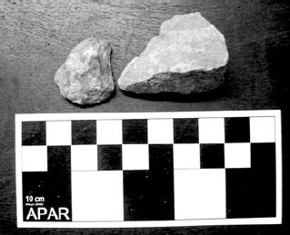 Figura 26. Muestras de mineral de cobre proveniente de la mina La Mejicana