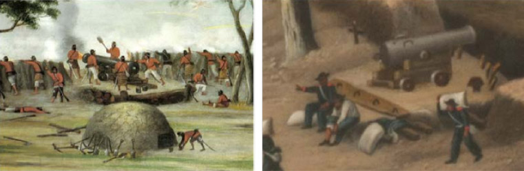 Figura 9 - Cándido López. Guerra del Paraguay 1866. Museo Nacional de Bellas Artes, Buenos Aires, Argentina