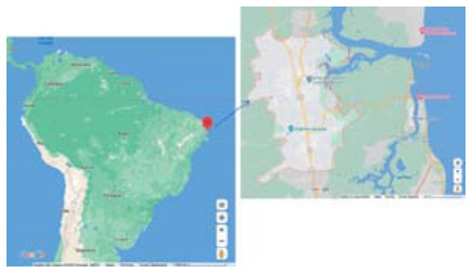 Figura 1: Localização do Município de Igarassu, estado de Pernambuco-Brasil