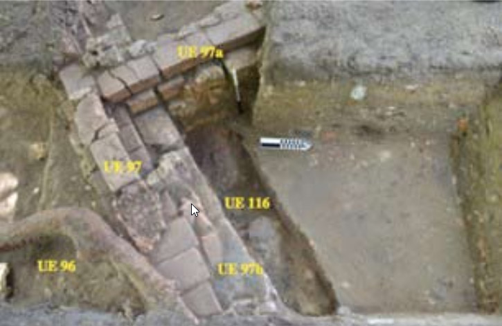 Figura 16: Baldrame e UEs associadas da Estrutura 4, lado sul