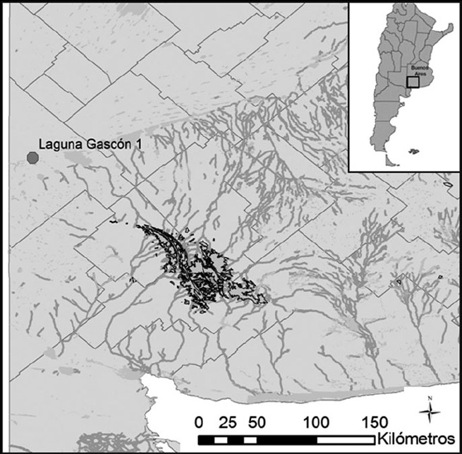 Figura 1. Ubicación del sitio Gascón 1