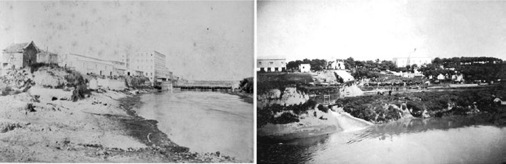 Figura 3. Vista del molino (Schlie 1888-1892) y la cremería (Brandt y Pommerenke 1901)