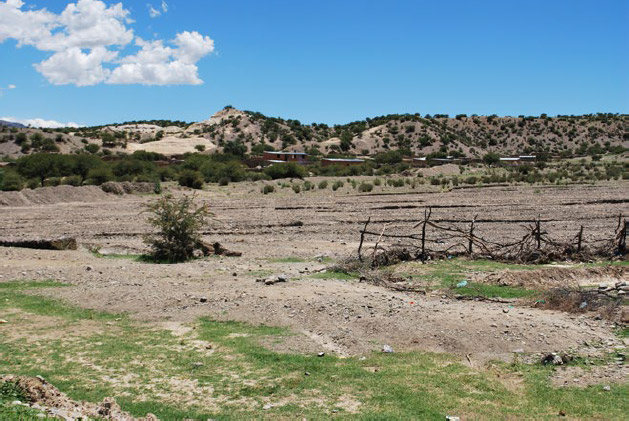 Figura 2. Vista actual de la Quebrada de Choroya. Foto Florencia Ávila