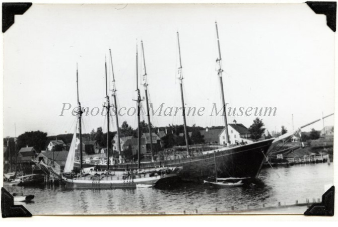 Figure 3. Blue Peter ship off the shores of Penobscot, Maine