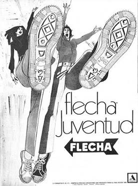 Figura 4: Publicidad de zapatillas Flecha de 1970