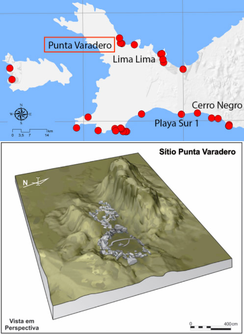 Figura 3. Localización y planta de Punta Varadero (Fuente: LEACH)