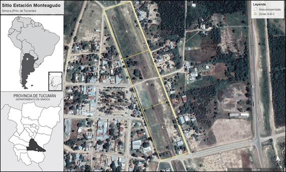 Figura 1. Delimitación del área de estudio. Fuente: Google Earth (2022)
