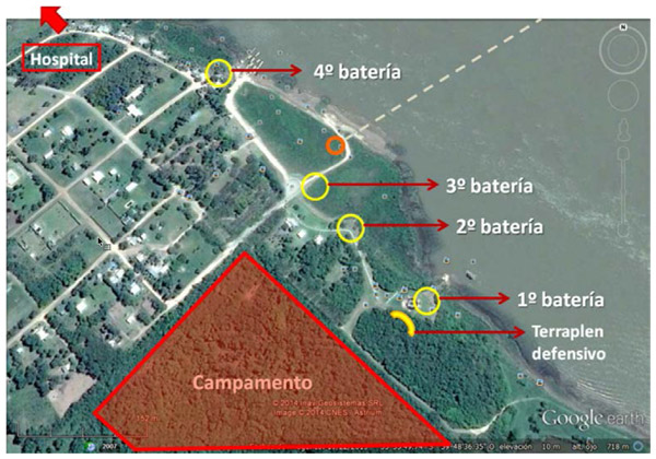 Figura 2. Principales áreas del sitio VdeO en estudio